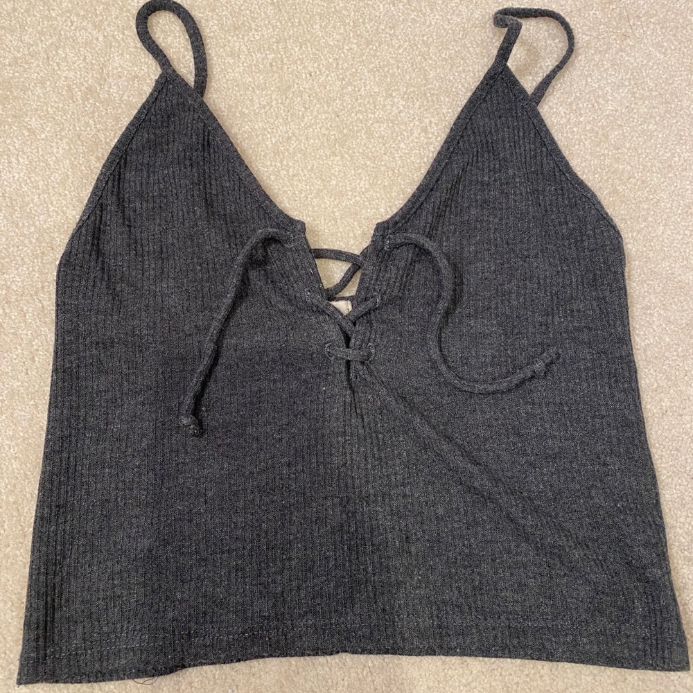 Brandy Melville lace up tank